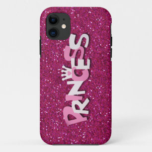 Süße funkelnde heißrosa Prinzessin Glitter Case-Mate iPhone Hülle
