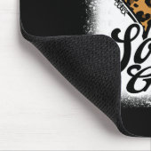 Süße Fußball-Grams Leoparden-Herz Mousepad (Ecke)