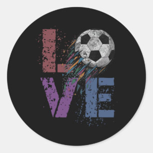 Süße Fußball Liebe Valentinstag Spieltag Mama Ziel Runder Aufkleber