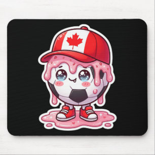 Süße Fußball Ll Schmelzende Eiscreme-Tropfenbeklei Mousepad