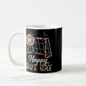 Süße Fußball-Punkt-Kunst-Studentin Frohen Punkt-Ta Kaffeetasse (Links)