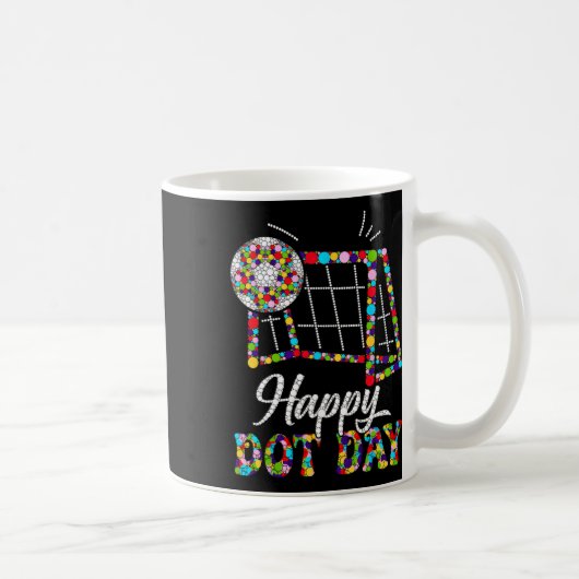 Süße Fußball-Punkt-Kunst-Studentin Frohen Punkt-Ta Kaffeetasse (Rechts)