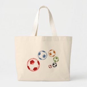 Süße Fußball-Sammlung Jumbo Stoffbeutel