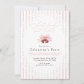 Süße Galentine’s-Party Einladung (Vorderseite)