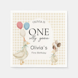 Süße Gans Geburtstagsfeier Serviette
