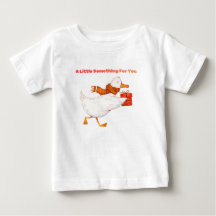 Süße Gans mit Geschenk Baby T-Shirt