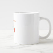 Süße Gans mit Geschenk Weihnachts-Kaffeetasse Jumbo-Tasse (Rechts)