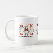 Süße Gans Valentinstag Tasse (Links)