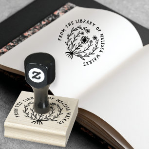 Süße Gänseblümchen-Blumen CUSTOM Fügen Sie eigenen Gummistempel