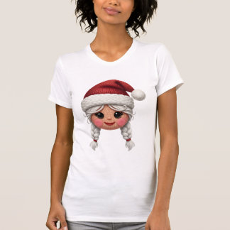 Süße Garn-Weihnachts-Gesicht – Cozy Stricken T-Shirt