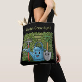 Süße Garten-Crew Spaß! Cartoon-Gartengeräte Tasche (Von Nahem)