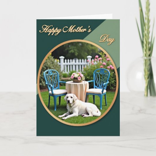 Süße Garten-Mutter-Karte Karte (Vorderseite)