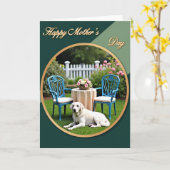 Süße Garten-Mutter-Karte Karte (Gelbe Blume)