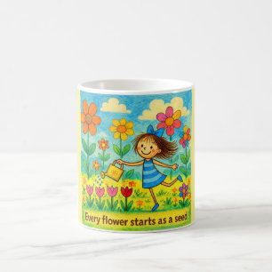 Süße Garten-Tasse Kaffeetasse