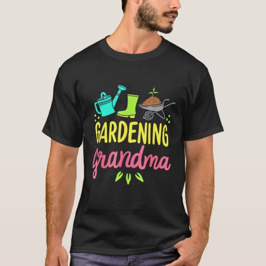 Süße Gärtner-Oma Gemüsegarten Gärtner T-Shirt (Vorderseite)