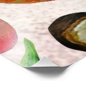 Süße Gebäck Süßigkeiten Fotodruck (Ecke)