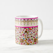 Süße Gebäck Süßigkeiten Kaffeetasse (VorderseiteRechts)