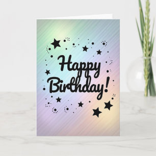 Süße Geburtstag-Pastell-Träume-Karte Karte