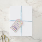 Süße Geburtstagsfeier Geschenkanhänger (Mit Garn)