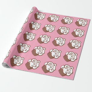 Süße Geburtstagskinder Cupcakes Geschenkverpackung Geschenkpapier