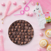 Süße Geburtstagsschokolade Einzigartiger Trend Foo Pappteller (Party)