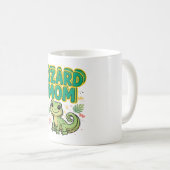 Süße Gecko-Mama-Kaffeetasse Kaffeetasse (VorderseiteRechts)