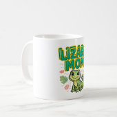 Süße Gecko-Mama-Kaffeetasse Kaffeetasse (Vorderseite Links)