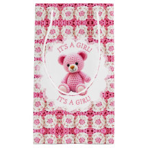 Süße gehäkelt Teddybär Mädchen-Baby-Party
