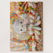 Süße gehäkeltete Oktopus-Candy-Land-Ästhetik Puzzle (Vertikal)