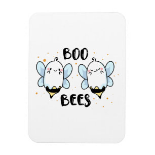Süße Geister Boo Bienen - Lustiges Halloween auf w Magnet