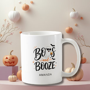 Süße Geister, Boos und Alkohol Halloween  Kaffeetasse