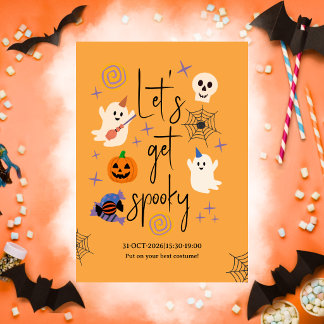 Süße Geister Büro Familien Halloween-Party Einladung