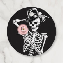 Süße Geister Halloween Dankeschön Favor Tags