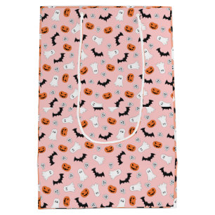 Süße Geister Halloween Dankeschön Favor Tags Mittlere Geschenktüte