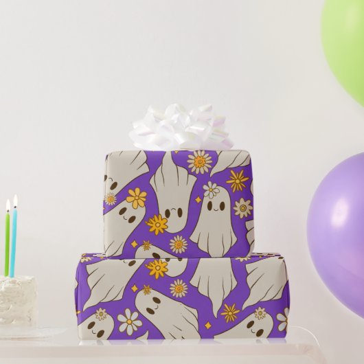Süße Geister Halloween Geschenkpapier (Partygeschenke)