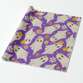 Süße Geister Halloween Geschenkpapier (Ungerollt)
