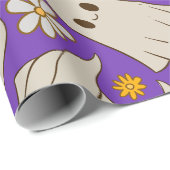 Süße Geister Halloween Geschenkpapier (Rolleneckpunkt)