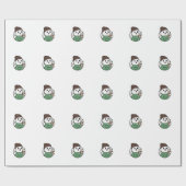 Süße Geister-Kaffeepapiertasse – Lustiger Cartoon- Geschenkpapier (Flach)