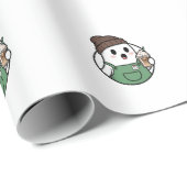 Süße Geister-Kaffeepapiertasse – Lustiger Cartoon- Geschenkpapier (Rolleneckpunkt)