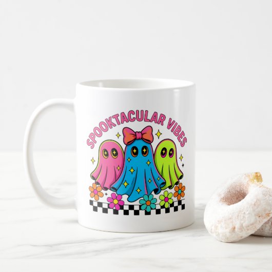 süße Geister Kaffeetasse (Mit Donut)
