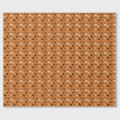 Süße Geister Katzen Fledermäuse Halloween   Geschenkpapier (Flach)