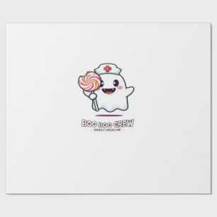 Süße Geister-Krankenschwester Boo Boo Crew Hallowe Geschenkpapier