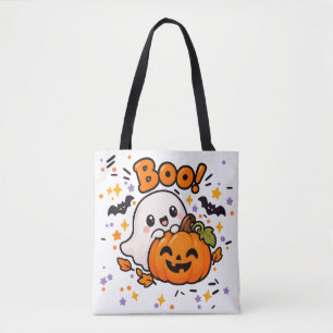 Süße Geister-Kürbis-Halloween-Tasche Tasche