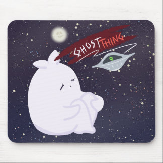 Süße Geister- & UFO-Mauspad Mousepad