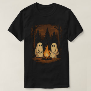 Süße Geister um das Lagerfeuer Halloween T-Shirt
