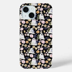 Süße Geister und farbenfrohe Blumen nahtloses Must Case-Mate iPhone Hülle