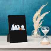 Süße Geister und schwarze Katzen Halloween � Gruse Fotoplatte (Seite)