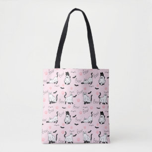 Süße Geisterkatzen Halloween Tasche