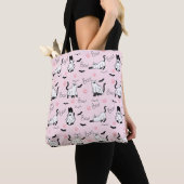 Süße Geisterkatzen Halloween Tasche (Von Nahem)