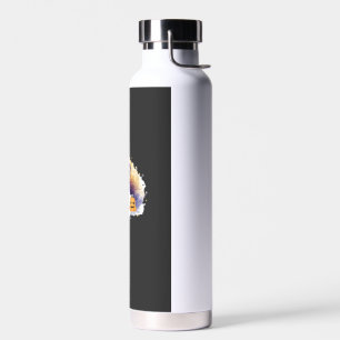 Süße Geistkatze mit Kürbissen � Kawaii Halloween K Trinkflasche